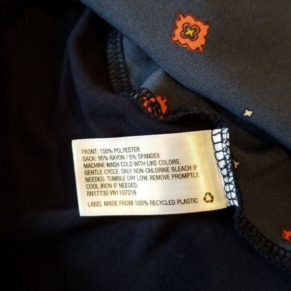 A New Day Top Navy & Red Sleeveless Size 0X - Picture 6 of 6